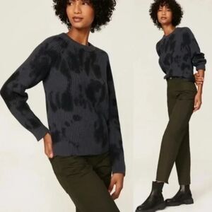 Rails - Navy Blue & Onyx Black Tie-Dye Crewneck Sweater | Size S‎